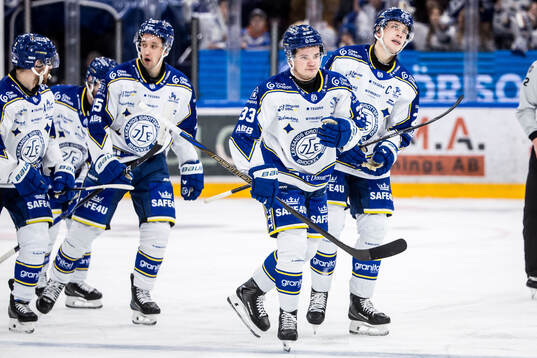 Leksands Olle Strandell jublar