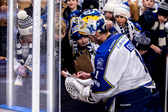 Leksands målvakt Marcus Gidlöf