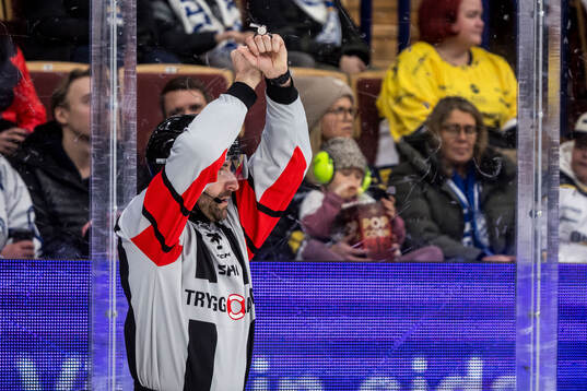 Under ishockeymatchen i SHL mellan Leksand och HV71