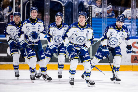 Leksands Anton Johansson jublar