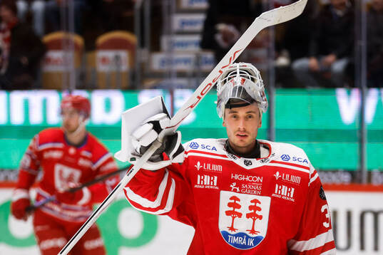 Timrås målvakt Jacob Johansson