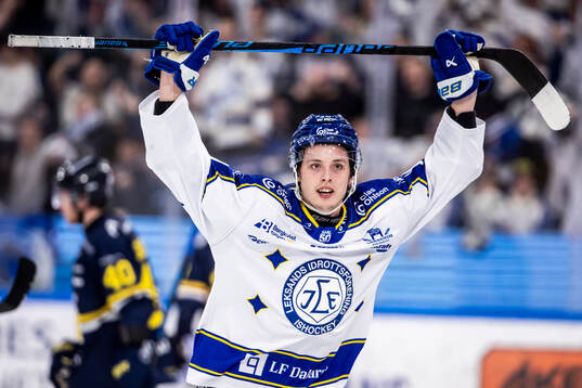 Leksands Anton Johansson jubel