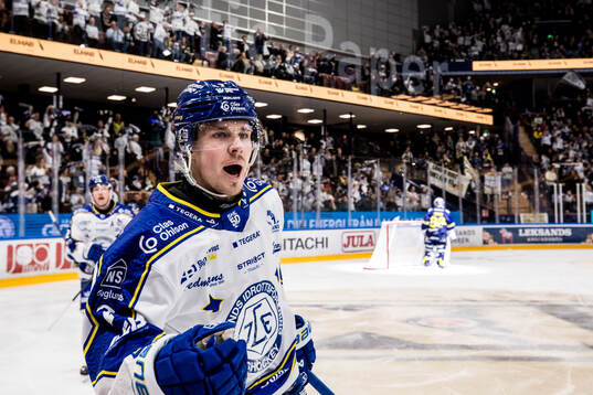 Leksands Marcus Karlberg jublar
