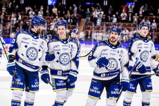 Leksands Nolan Stevens och Lukas Vejdemo och Matt Caito och