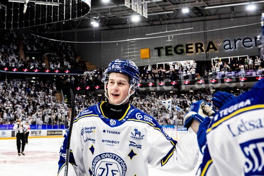 Leksands Tinus Luc Koblar jublar