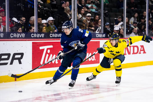 Kasper Pikkarainen of Finland and Felix Öhrqvist of Sweden