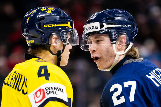 Leo Sahlin Wallenius of Sweden and Julius Miettinen of