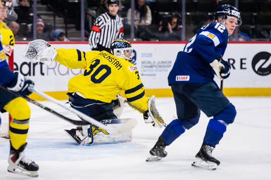 Goaltender Love Härenstam of Sweden