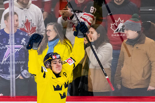 Anton Frondell of Sweden celebrates