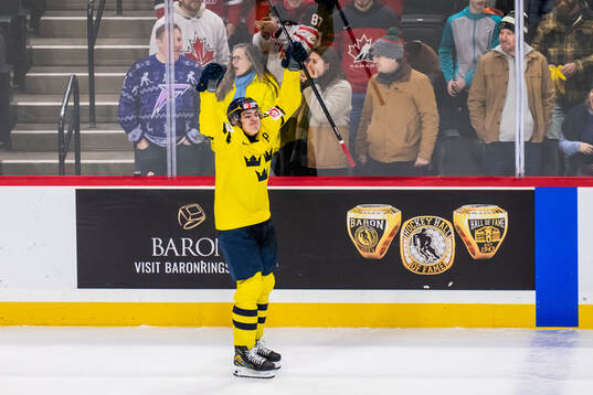 Anton Frondell of Sweden celebrates