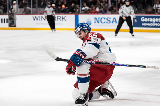 Adam Titlbach of Czech Republic celebrates