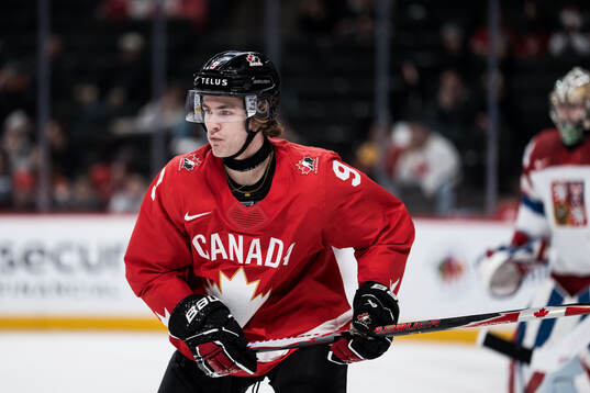 Gavin McKenna of Canada