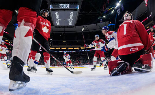 Tomas Galvas and Tomas Poletin of Czech Republic celebrate