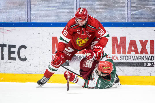 Moras Tobias Ekberg och Modos Elton Hermansson