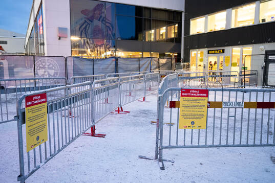 Entrén till bortastå på ABB Arena