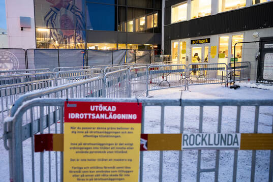 Entrén till bortastå på ABB Arena
