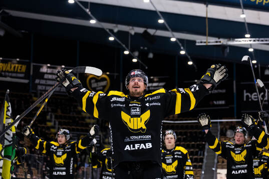 Västerås Jimmie Jansson jublar