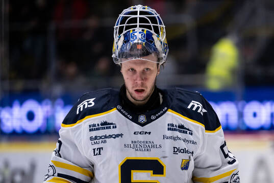 Södertäljes målvakt Niclas Westerholm deppar