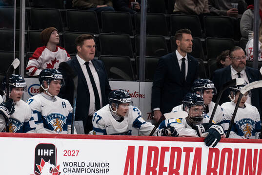 Head coach Lauri Mikkola of Finland