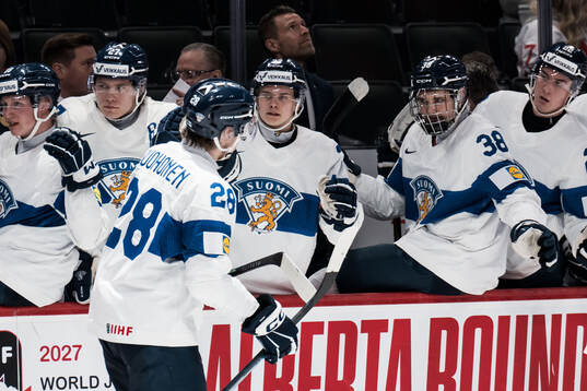 Heikki Ruohonen of Finland celebrates