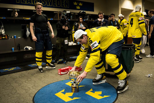 Anton Frondell of Sweden celebrates