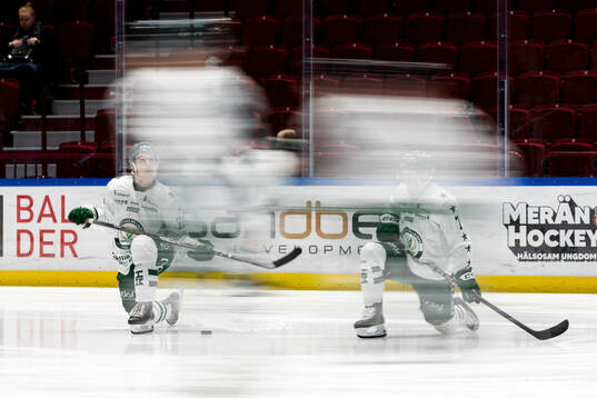 Färjestads Wille Johansson och Axel Bergkvist