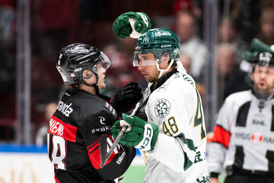 Malmö Redhawks Lauri Pajuniemi i bråk mot Färjestads