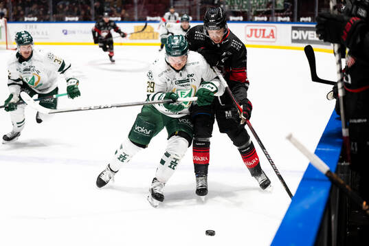 Malmö Redhawks William Von Barnekow och Färjestads Oskar