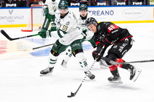 Malmö Redhawks Lauri Pajuniemi och Färjestads Linus