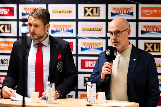 Malmö Redhawks tränare Tomas Kollar och assisterande