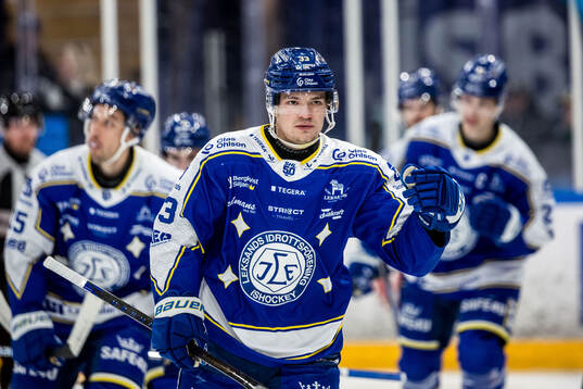 Leksands Olle Strandell jublar