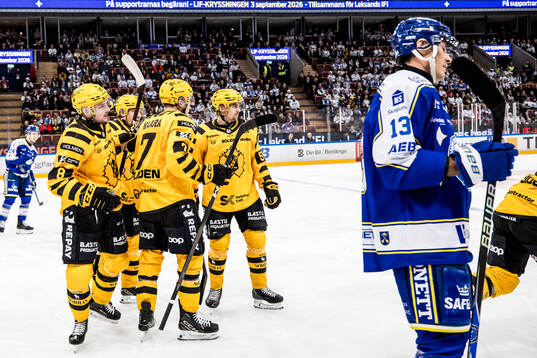 Skellefteås Andreas Johnson jublar