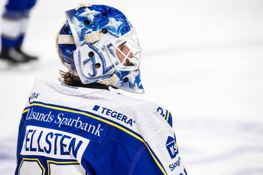 Leksands målvakt Jakob Hellsten
