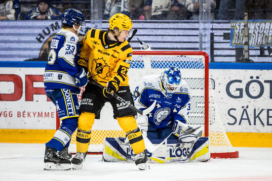 Leksands Olle Strandell och Skellefteås Frans Haara och