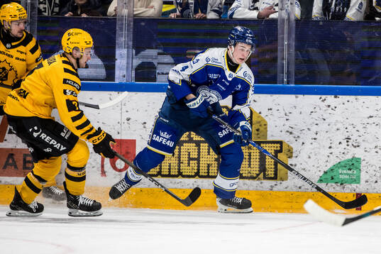 Skellefteås Frans Haara och Leksands Tinus Luc Koblar
