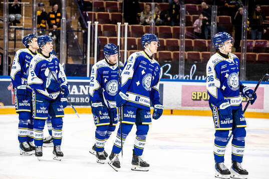 Leksands Andro Kaderli och Kalle Östman och Dennis Altörn