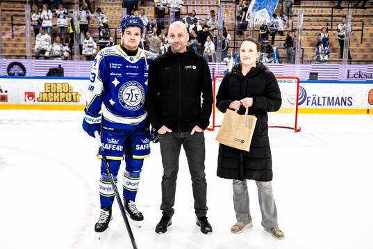 Leksands Olle Strandell utsedd till matchens lit´rare