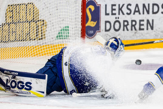 Leksands målvakt Jakob Hellsten