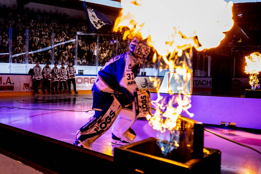 Leksands målvakt Jakob Hellsten