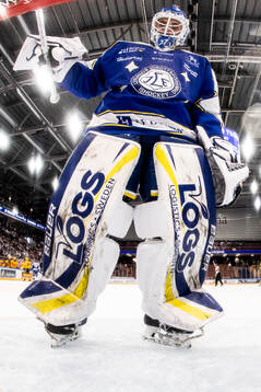 Leksands målvakt Jakob Hellsten