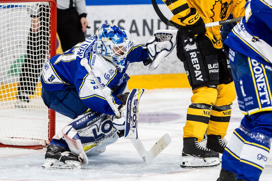 Leksands målvakt Jakob Hellsten