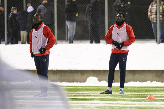 Samuel Asoma och Demba N'diaye