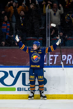 Djurgårdens Joseph Laleggia jublar