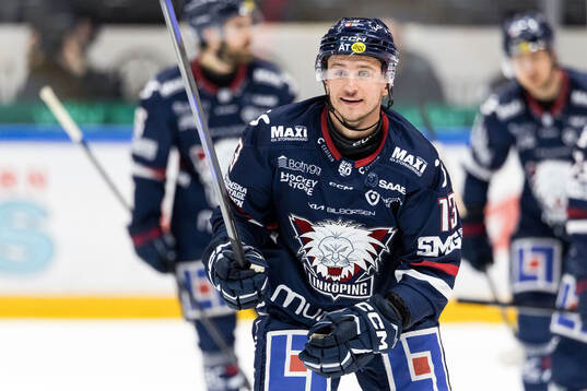 Linköpings Jakub Vrana jublar
