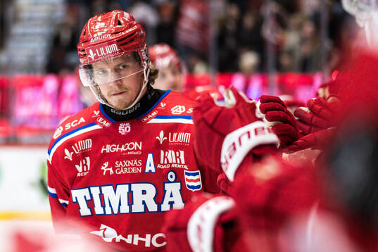 Timrås Marcus Hardegård jublar