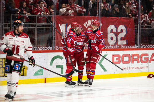 Timrås Jonathan Dahlén, Emil Pettersson och Anton