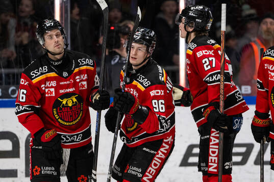 Luleås Pontus Andreasson jublar