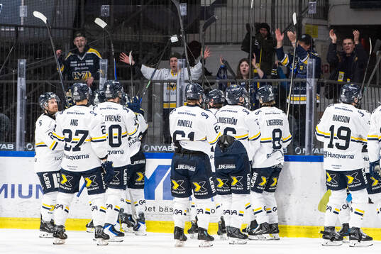 HV71s spelare jublar