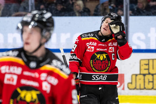 Luleås Erik Gustafsson deppar