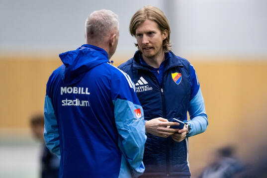 Tränare Willie Kirk och assisterande tränare Mikael